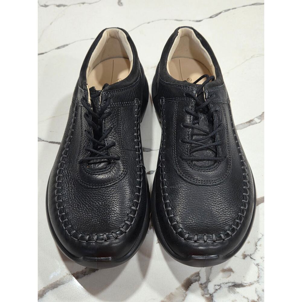 Ecco Cross X Black Casual Pebbled Leather Size 9.5 US, 43 EU Men's - Picture 4 of 9